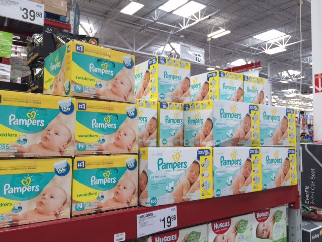 Stay Stocked With Pampers From Sam's Club