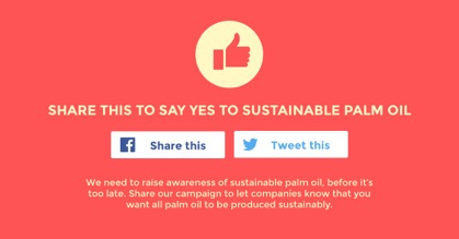 Say Yes To Sustainable Palm Oil