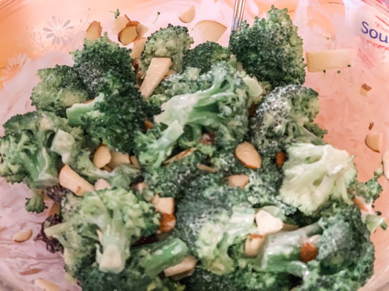 Broccoli Salad with Tangy Sour Cream Dressing Perfect for Summer