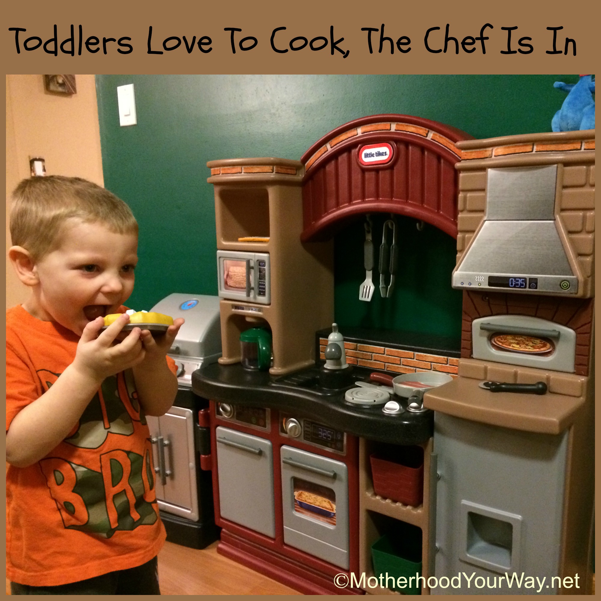 Toddlers Love To Cook, The Chef Is In