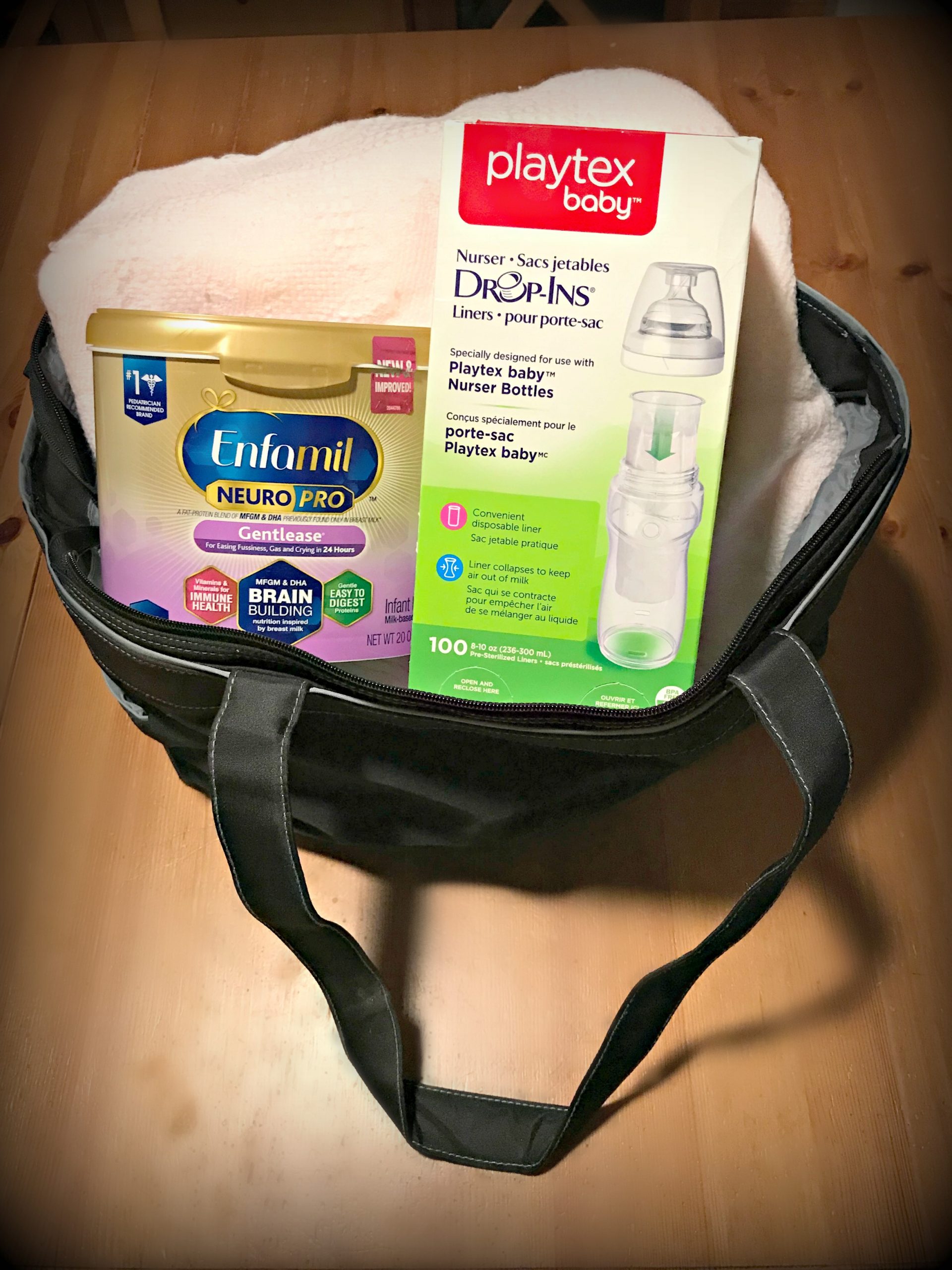Make Baby’s First Year Easier with Enfamil® NeuroPro and Playtex Baby™ Nurser Bottles with Drop-Ins® Liners